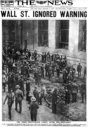 Historical documentation of the 1920 event